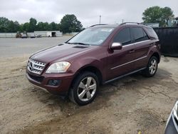 Salvage cars for sale from Copart Shreveport, LA: 2010 Mercedes-Benz ML 350