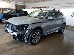 Salvage cars for sale at Candia, NH auction: 2023 Audi Q5 Premium Plus 45