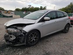 Salvage cars for sale at Riverview, FL auction: 2017 Ford Focus SEL