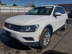 Volkswagen salvage cars for sale: 2018 Volkswagen Tiguan SE