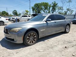 BMW salvage cars for sale: 2011 BMW 750 LXI