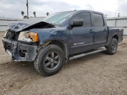 Salvage cars for sale from Copart Mercedes, TX: 2015 Nissan Titan S