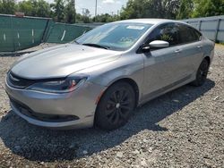 Salvage cars for sale at Riverview, FL auction: 2015 Chrysler 200 S