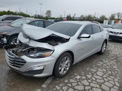 Salvage cars for sale at Bridgeton, MO auction: 2022 Chevrolet Malibu LT