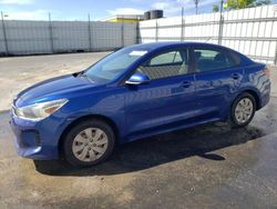 KIA Rio Vehiculos salvage en venta: 2018 KIA Rio LX