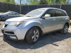 Salvage cars for sale at Waldorf, MD auction: 2012 Acura MDX