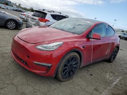 Salvage cars for sale at Vallejo, CA auction: 2021 Tesla Model Y