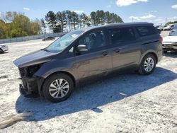 Salvage cars for sale from Copart Loganville, GA: 2017 KIA Sedona LX