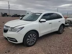 Salvage cars for sale at Phoenix, AZ auction: 2014 Acura MDX Technology