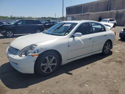 Salvage cars for sale from Copart Fredericksburg, VA: 2004 Infiniti G35
