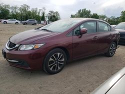 Salvage cars for sale from Copart Baltimore, MD: 2014 Honda Civic EX