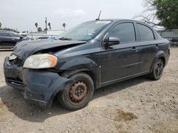 Salvage cars for sale at Mercedes, TX auction: 2009 Chevrolet Aveo LS
