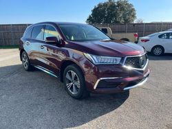 Vehiculos salvage en venta de Copart Grand Prairie, TX: 2018 Acura MDX