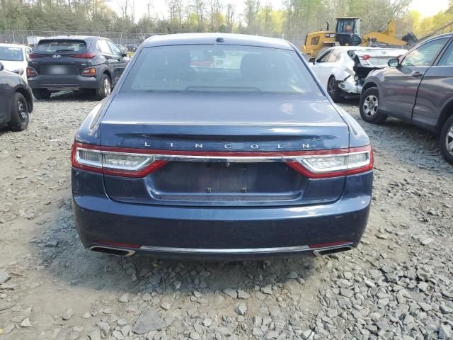 2017 Lincoln Continental Premiere