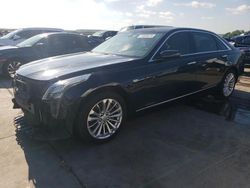 Salvage cars for sale at Grand Prairie, TX auction: 2016 Cadillac CT6