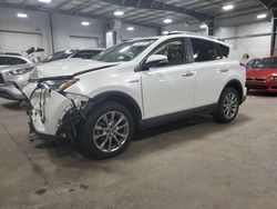 Salvage cars for sale from Copart Ham Lake, MN: 2017 Toyota Rav4 HV Limited