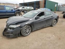 Salvage cars for sale at Colorado Springs, CO auction: 2015 Acura TLX Tech