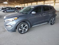 Salvage cars for sale from Copart Phoenix, AZ: 2017 Hyundai Tucson Limited