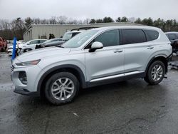 Salvage cars for sale at Exeter, RI auction: 2019 Hyundai Santa FE SE