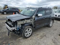 Jeep Renegade Vehiculos salvage en venta: 2017 Jeep Renegade Limited