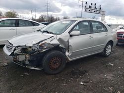 Salvage cars for sale from Copart Columbus, OH: 2004 Toyota Corolla CE