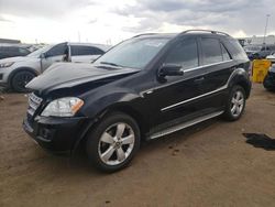Salvage cars for sale at Brighton, CO auction: 2011 Mercedes-Benz ML 350
