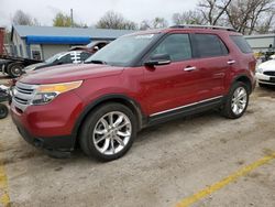 Salvage cars for sale at Wichita, KS auction: 2014 Ford Explorer XLT