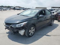 Salvage cars for sale at Grand Prairie, TX auction: 2018 Chevrolet Cruze LS