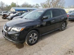 Nissan salvage cars for sale: 2018 Nissan Pathfinder S