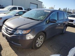 Salvage cars for sale from Copart Woodburn, OR: 2014 Honda Odyssey EX