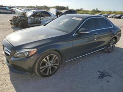Salvage cars for sale from Copart West Palm Beach, FL: 2015 Mercedes-Benz C300