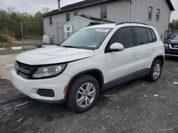 Salvage cars for sale at York Haven, PA auction: 2016 Volkswagen Tiguan S