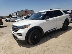 Salvage cars for sale at Amarillo, TX auction: 2022 Ford Explorer XLT