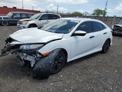 Honda salvage cars for sale: 2019 Honda Civic EX