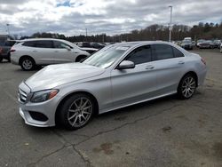 2016 Mercedes-Benz C 300 4matic en venta en Assonet, MA