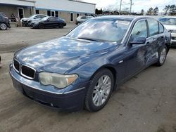 Vehiculos salvage en venta de Copart New Britain, CT: 2003 BMW 745 LI