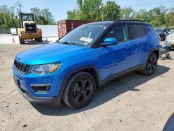 Salvage cars for sale from Copart Baltimore, MD: 2019 Jeep Compass Latitude