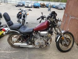 Salvage motorcycles for sale at North Billerica, MA auction: 1984 Yamaha XV1000