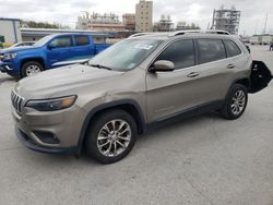 Salvage cars for sale at New Orleans, LA auction: 2019 Jeep Cherokee Latitude Plus
