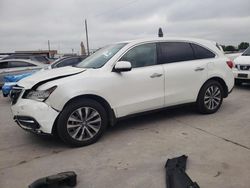 Salvage cars for sale at auction: 2015 Acura MDX Technology