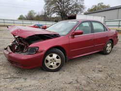 Salvage cars for sale from Copart Chatham, VA: 2002 Honda Accord EX