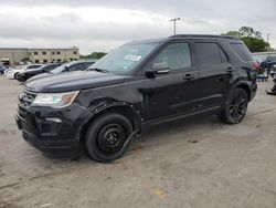 Salvage cars for sale from Copart Wilmer, TX: 2018 Ford Explorer XLT