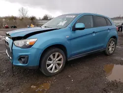 Mitsubishi Outlander salvage cars for sale: 2014 Mitsubishi Outlander Sport ES