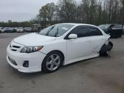Salvage cars for sale from Copart Glassboro, NJ: 2012 Toyota Corolla Base