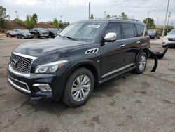 Salvage cars for sale from Copart Gaston, SC: 2016 Infiniti QX80