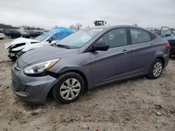 Hyundai Accent SE salvage cars for sale: 2016 Hyundai Accent SE