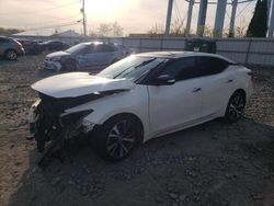 Salvage cars for sale at Windsor, NJ auction: 2017 Nissan Maxima 3.5S