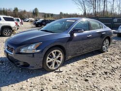Salvage cars for sale at Candia, NH auction: 2012 Nissan Maxima S