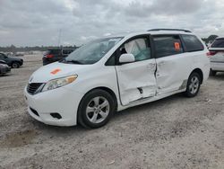 Salvage cars for sale from Copart Houston, TX: 2011 Toyota Sienna LE