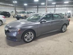 Salvage cars for sale at Des Moines, IA auction: 2018 Honda Accord LX